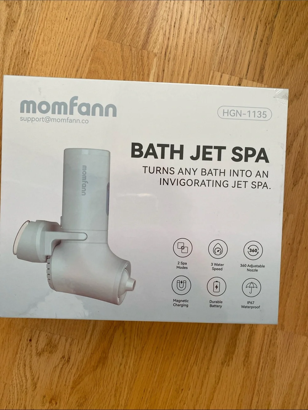 White Bath Jet Spa - Portable Bathtub Jet